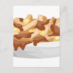 poutine vykort