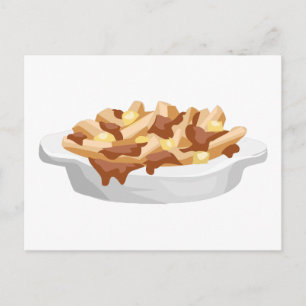 poutine vykort