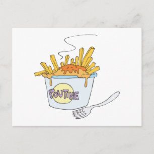 poutine vykort
