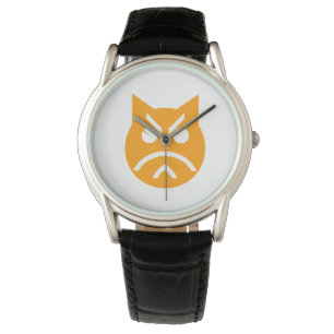 Pouting Emoji Cat Armbandsur