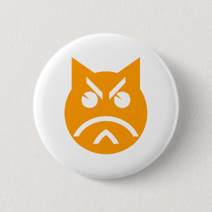 Pouting Emoji Cat Knapp