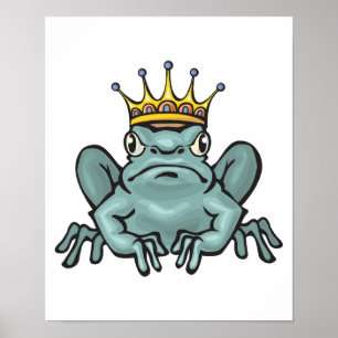 Pouty prins groda poster