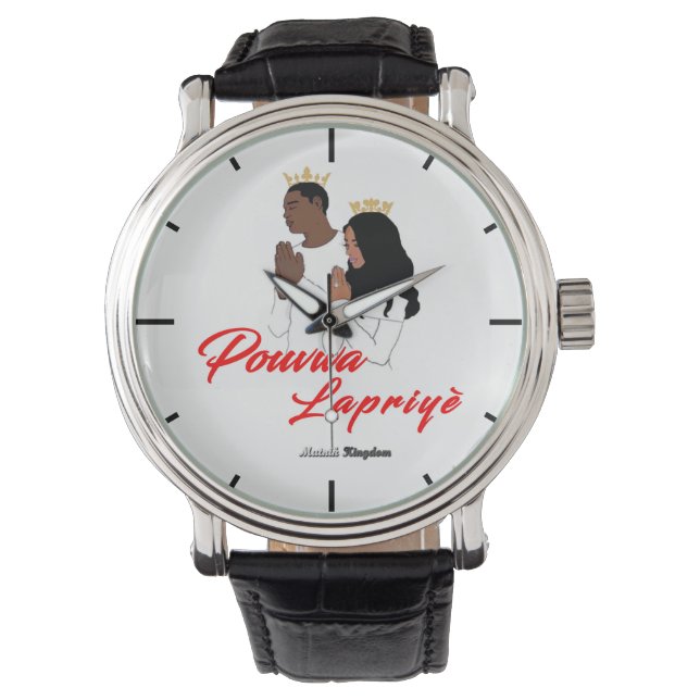 Pouvwa Lapriyé - MONTRE Armbandsur (Framsida)
