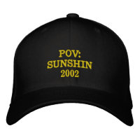 POV SUNSHIN 2002 Broderad Svart 
