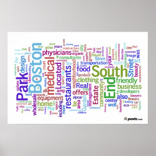 Povo.com söder avslutar affischen poster