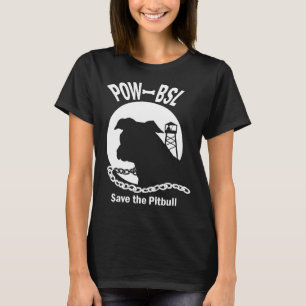 Pow Bsl Spara Pitbull T Shirt
