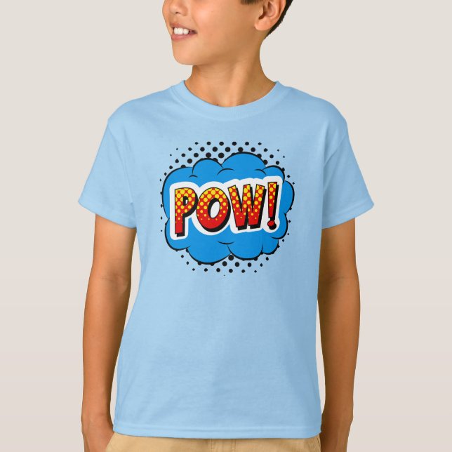 POW! Comic T-Shirt Kids (Framsida)