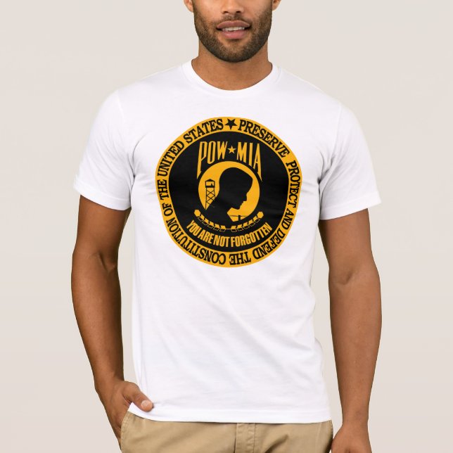 POW - du glömms inte Tee Shirt (Framsida)