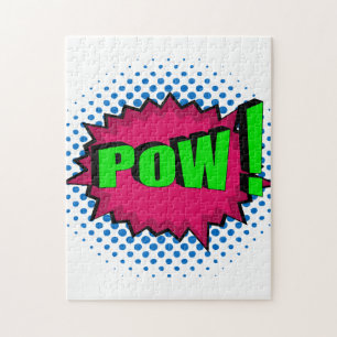 Pow för popkonsttecknad! pussel