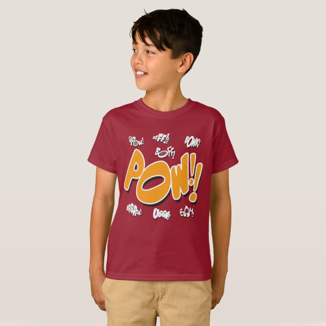 Pow Kids T Shirt (Hel framsida)