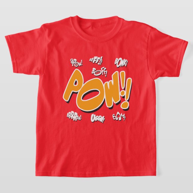 Pow Kids T Shirt (Laydown)