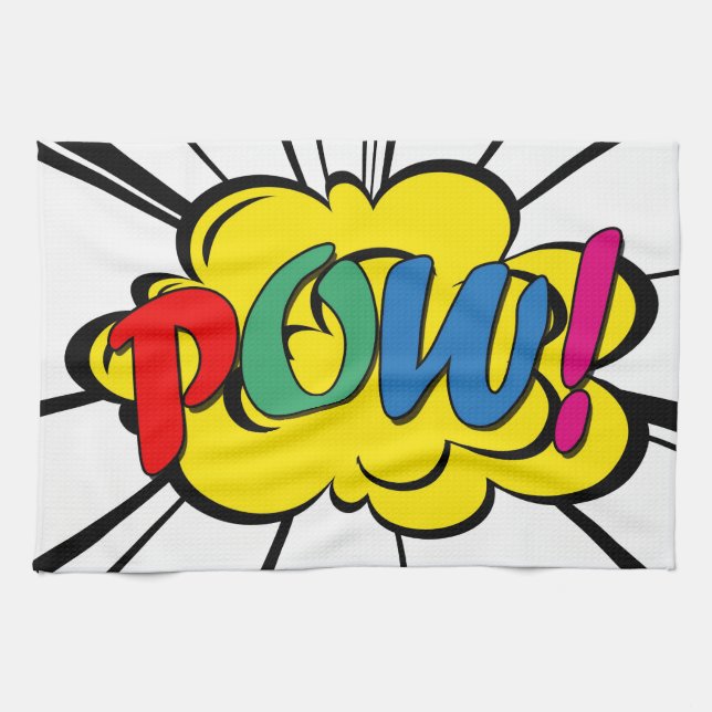 Pow! Kökshandduk (Horisontell)