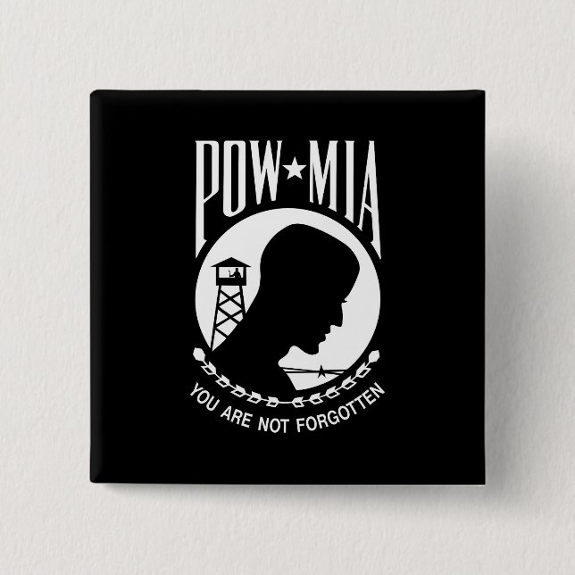 POW MIA American Military Heroes Prisoners of Krig Knapp (Framsida)