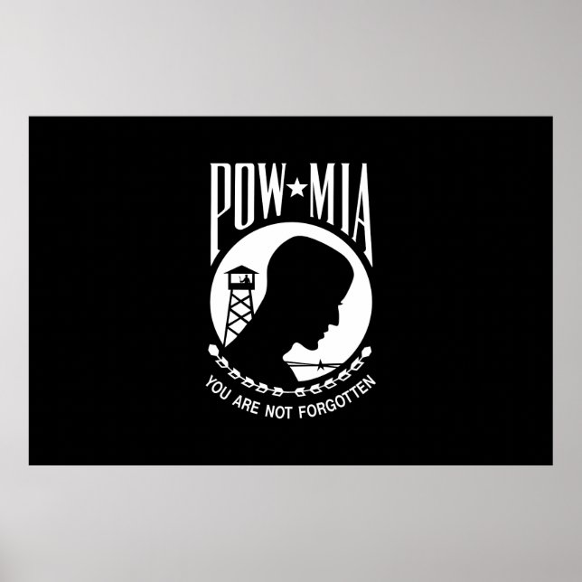 POW MIA American Military Heroes Prisoners of Krig Poster (Framsidan)