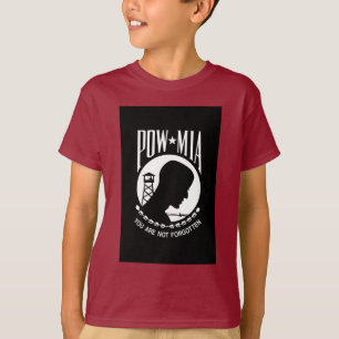 POW MIA Amerikanska militära hjältar Krigsfångar T Shirt