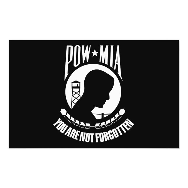 POW-MIA flagga Fototryck (Framsidan)