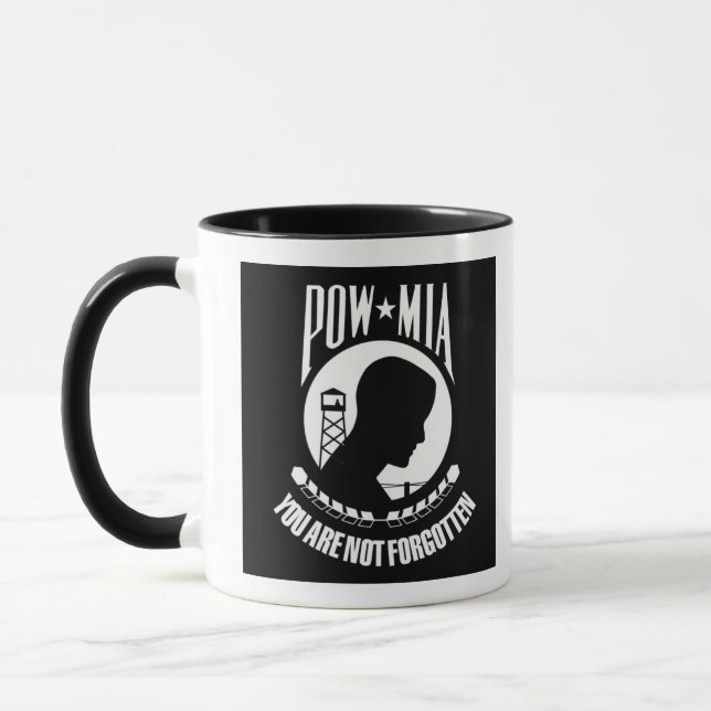 POW-MIA flagga Mugg (Vänster)