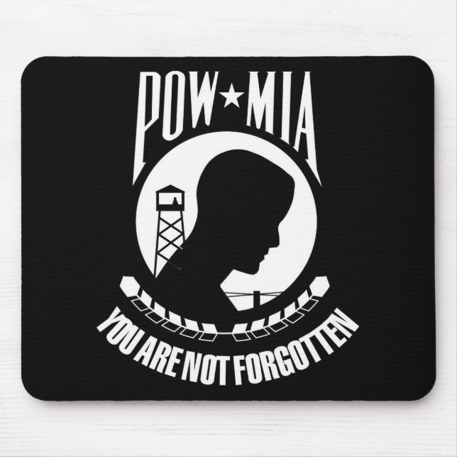 POW-MIA flagga Musmatta (Framsidan)