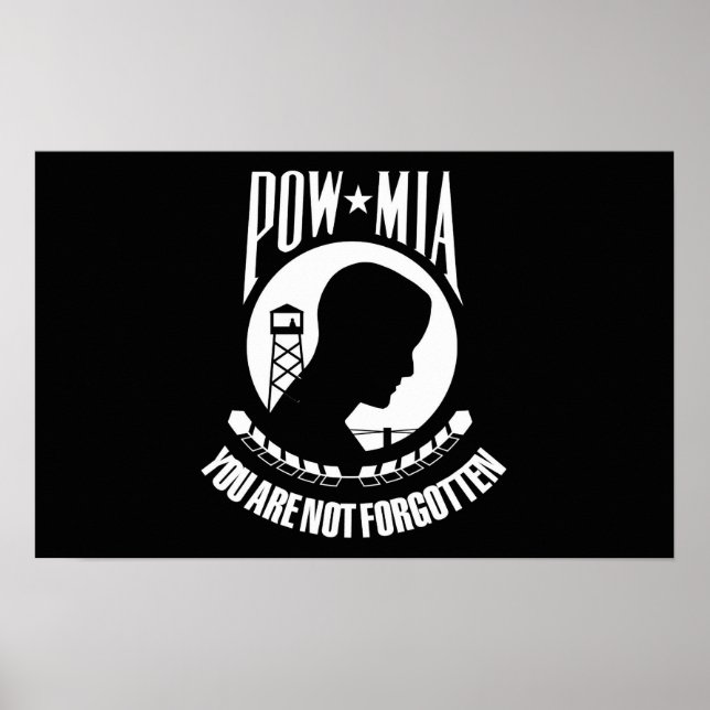 POW-MIA flagga Poster (Framsidan)