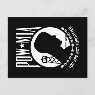 POW MIA-flagga: Saknade soldater från Vietnamkrige Vykort