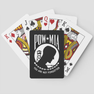 POW MIA-flaggan: Saknade soldater från Vietnamkrig Casinokort