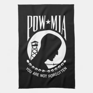 POW MIA-flaggan: Saknade soldater från Vietnamkrig Kökshandduk