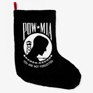 POW MIA-flaggan: Saknade soldater från Vietnamkrig Stor Julstrumpa