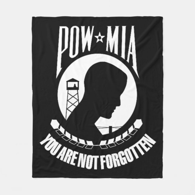 "POW MIA Fleece Blanket" (Framsidan)
