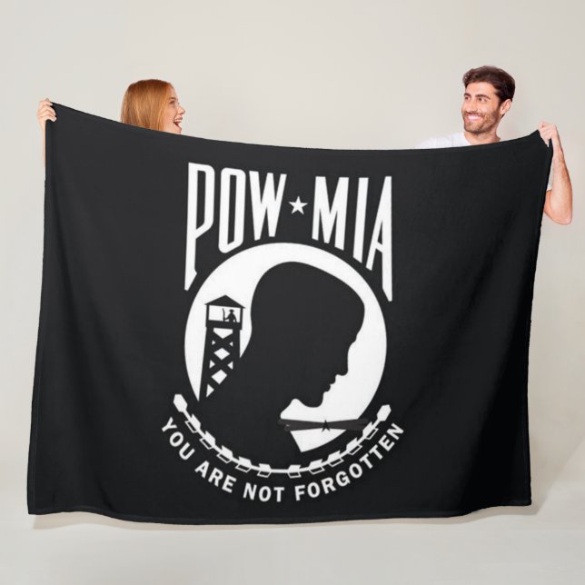 POW/MIA FLEECEFILT (På plats)