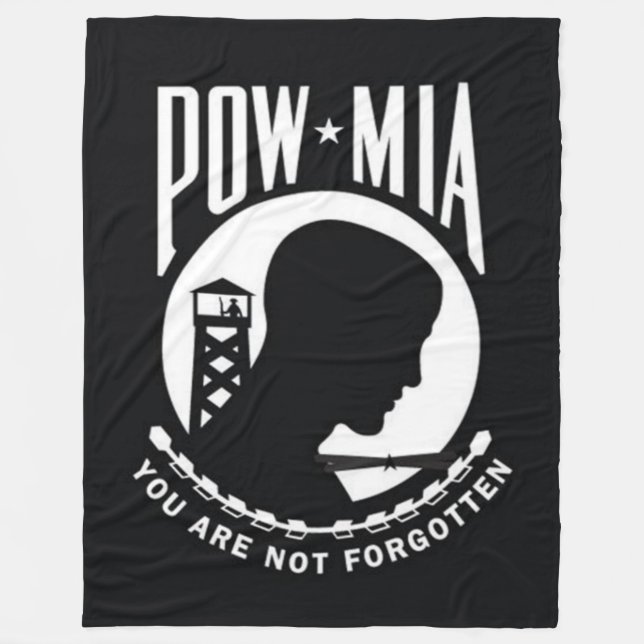 POW/MIA FLEECEFILT (Framsidan)