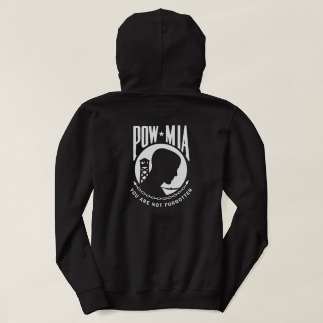 POW MIA Hooded Sweatshirt (Design baksida)