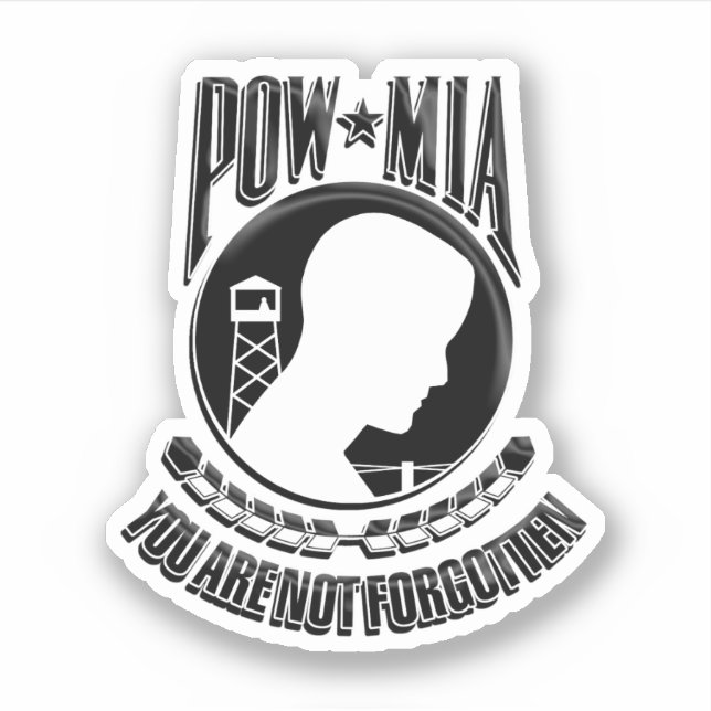 POW/MIA-igenkänningsdag Klistermärken (Framsida)