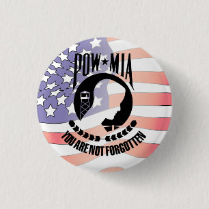 POW - MIA knäppas Knapp
