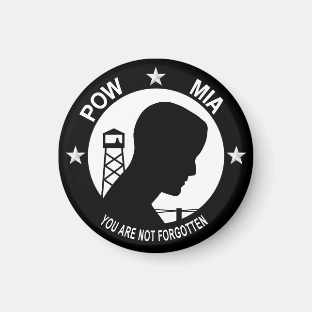 POW MIA Magnet (Framsidan)