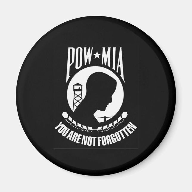 POW - MIA Magnet (Framsidan)
