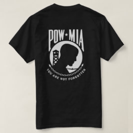 POW MIA Manar Black T-shirt 2