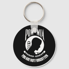 POW MIA MILITARY HEROES GEAR NYCKELRING