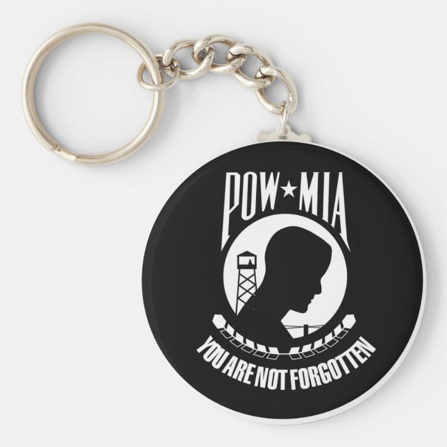 POW MIA MILITARY HEROES GEAR NYCKELRING (Framsidan)