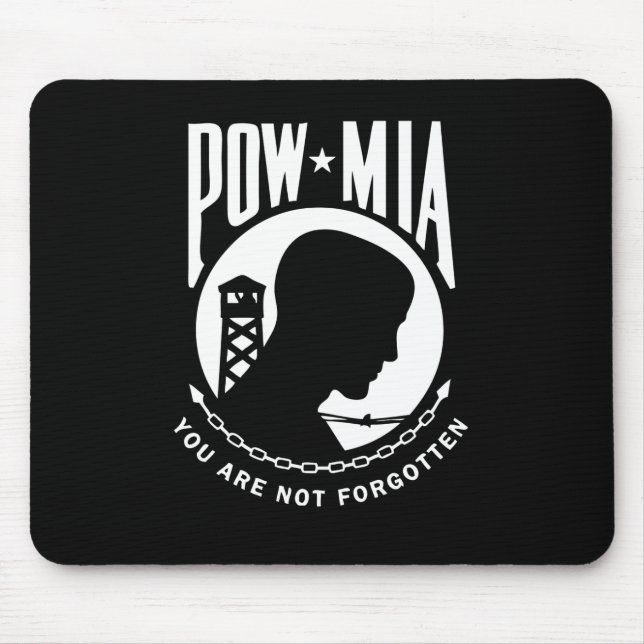 POW MIA Mousepad Musmatta (Framsidan)