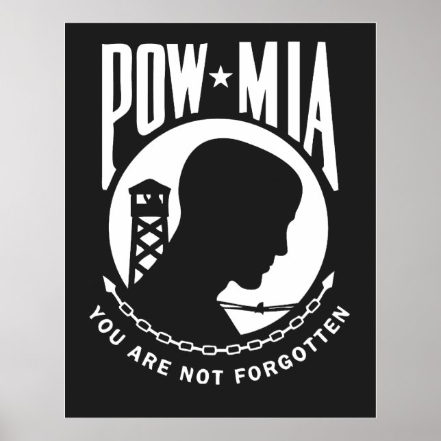 POW MIA POSTER (Framsidan)