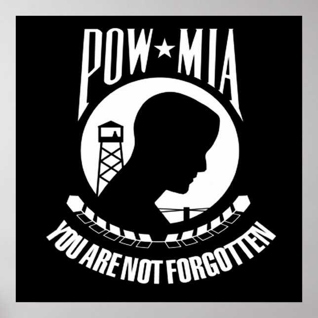 POW MIA POSTER (Framsidan)