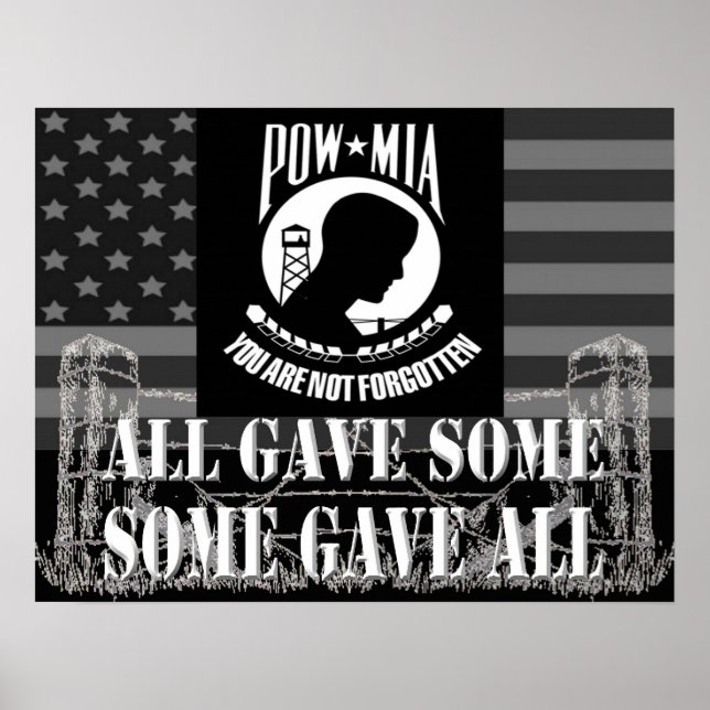 POW/MIA-Poster Poster (Framsidan)