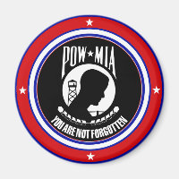 POW MIA - RED WHITE OCH BLUE