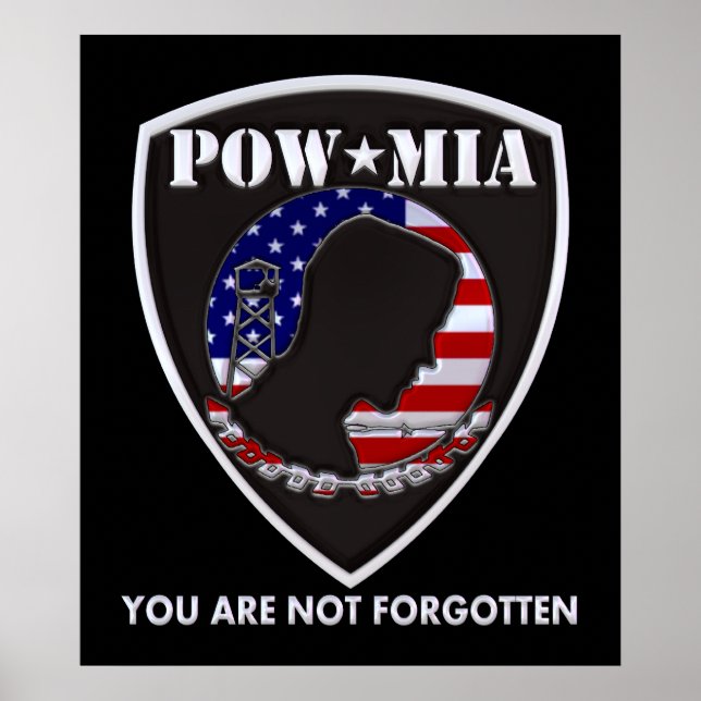 POW MIA - Shield Poster (Framsidan)