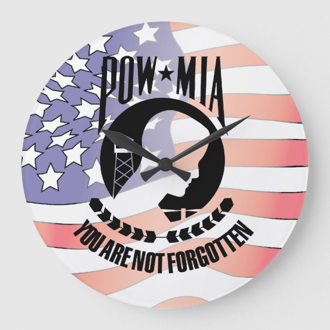 POW - MIA-väggen tar tid på Stor Klocka (Framsida)