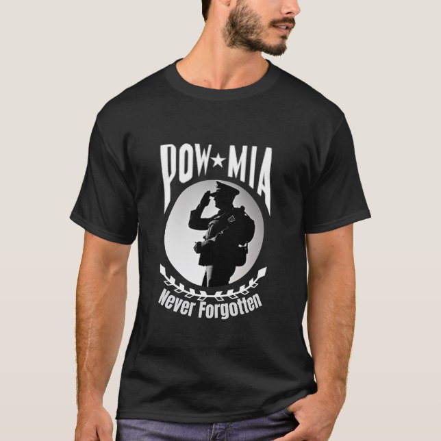 Pow Mia vintage Shirt T (Framsida)