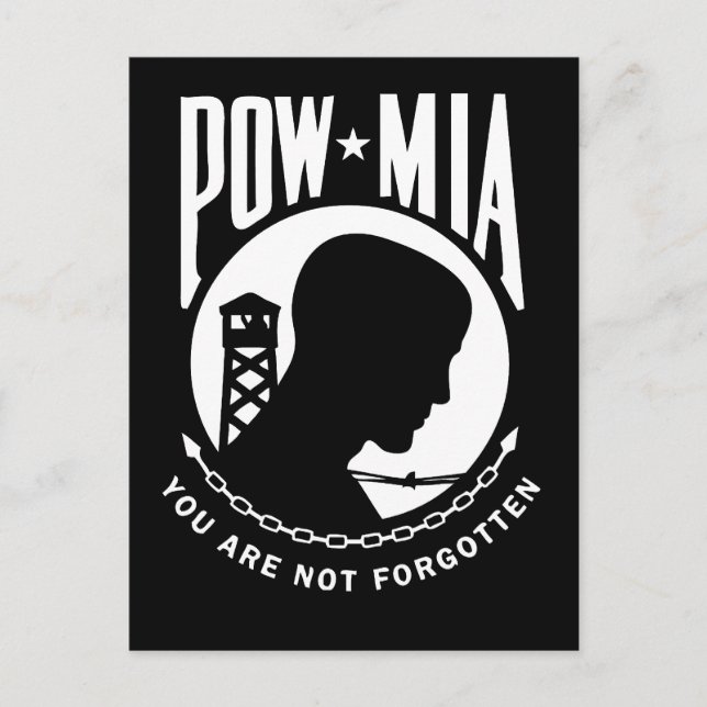 POW MIA-vykort Vykort (Framsida)