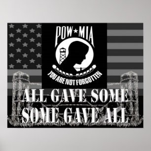 POW-/MIAaffisch Poster