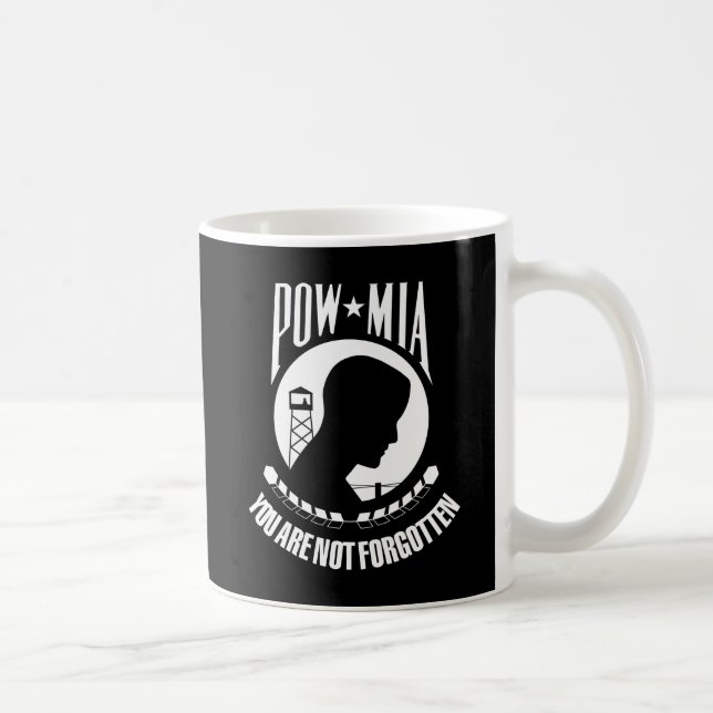 POW--MIAflagga Kaffemugg (Höger)