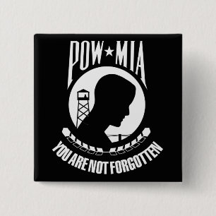 POW--MIAflagga Knapp